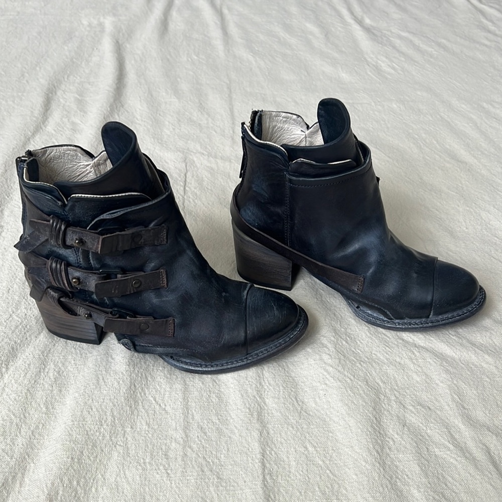 Freebird by Steven leather booties- size 8 NWOT